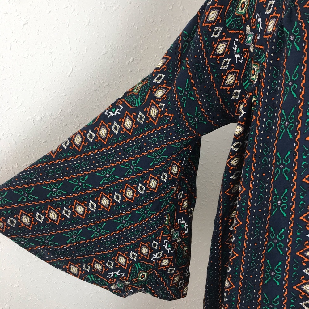 I. Madeline Midi Dress Aztec Print - Picture 4 of 11